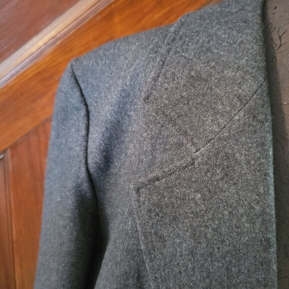 Pendleton Womens Gray Wool Blazer Size 22W One-Button Front Made In USA - Picture 4 of 9